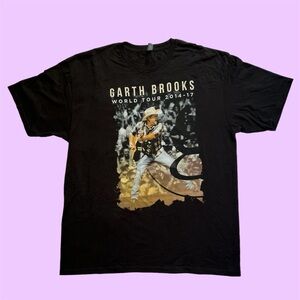 Garth Brooks World Tour Shirt 2014 - 2017 Black XL
